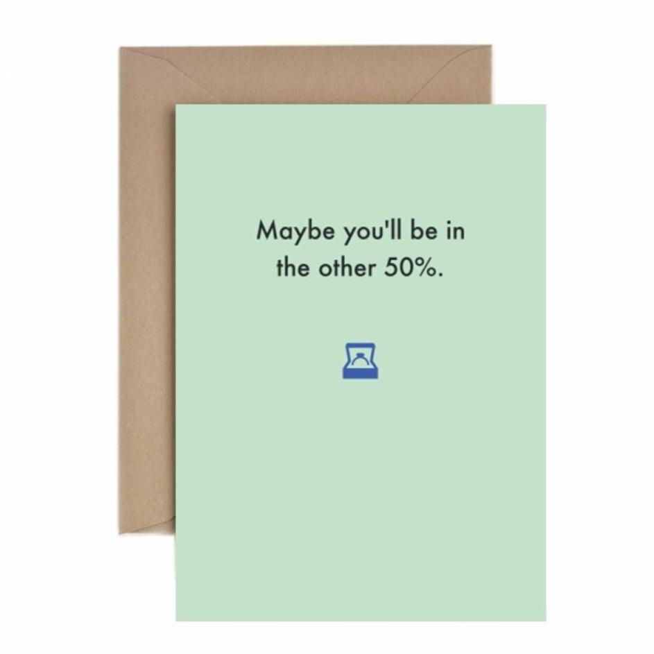 50% Engagement Card