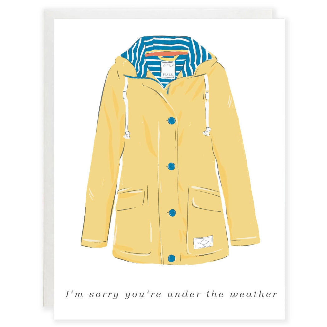 Under The Weather - Greeting Card