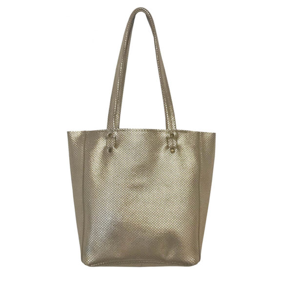 LARA B DESIGNS Scout Leather Tote - Gold Scale