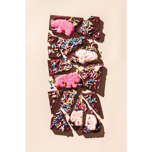 Pink Elephants Dark Chocolate & Frosted Cookies Bar - Dog & Pony Show
