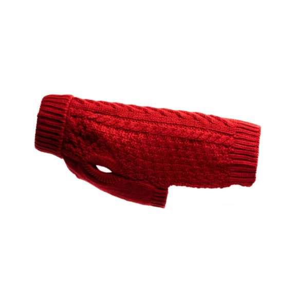 Red Super Chunky Dog Sweater