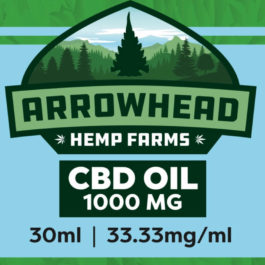 ARROWHEAD FARMS CBD Oil (1000 mg)