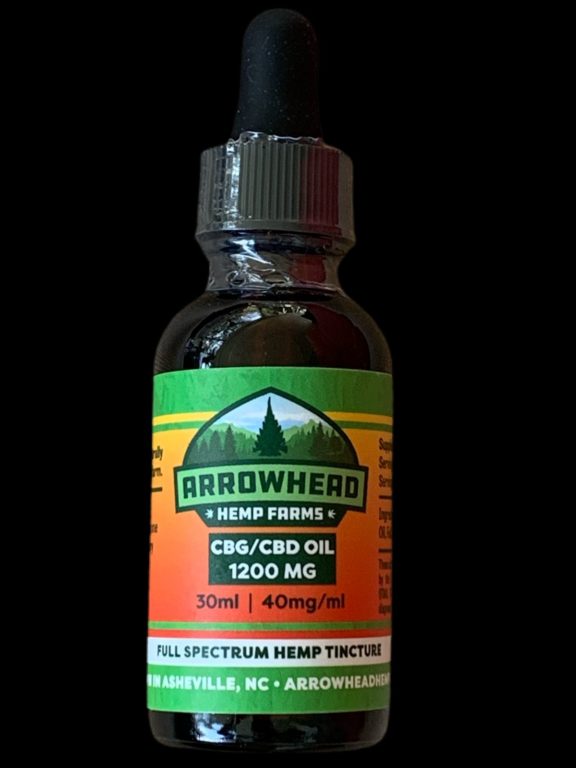 ARROWHEAD FARMS CBG/CBD Oil (1200mg)