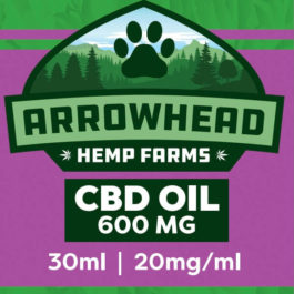 ARROWHEAD FARMS CBD Oil Pet Tincture (600mg)