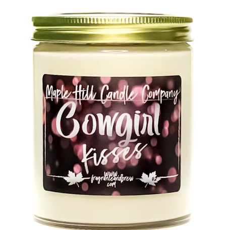 Cowgirl Kisses Scented Candle - Maple Hill Candle Company
