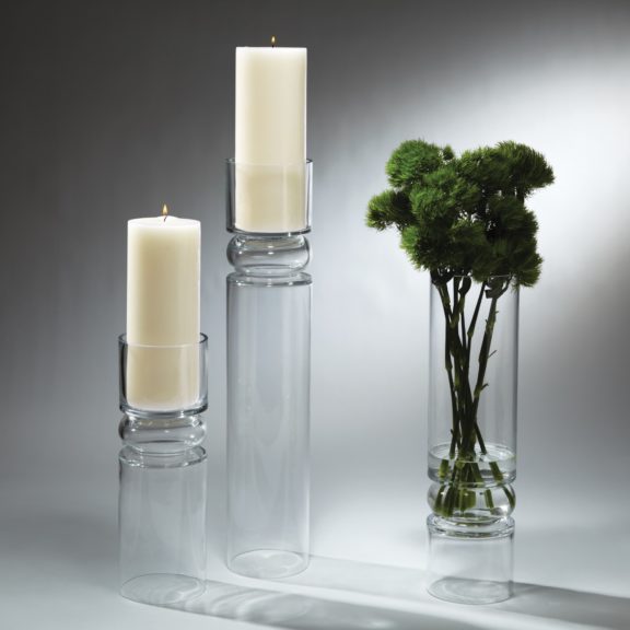 Flip Flop Glass Candleholder/Vase (3 Sizes)