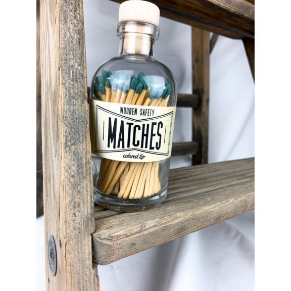 Vintage Apothecary Matches - Teal