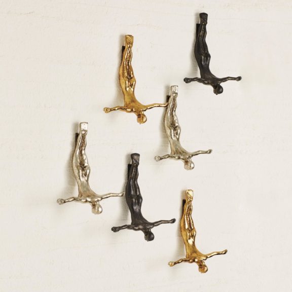 Female Wall Mounted Diver (Various Colors)