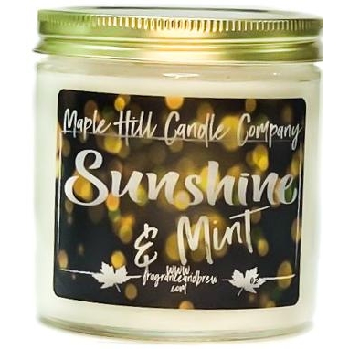 Sunshine & Mint Candle - Maple Hill Candle Company