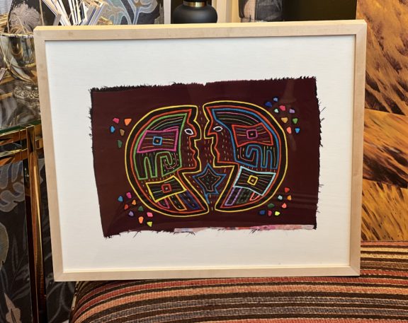 One-of-a-Kind Columbian Mola Textile Wall Art - Dog & Pony Show