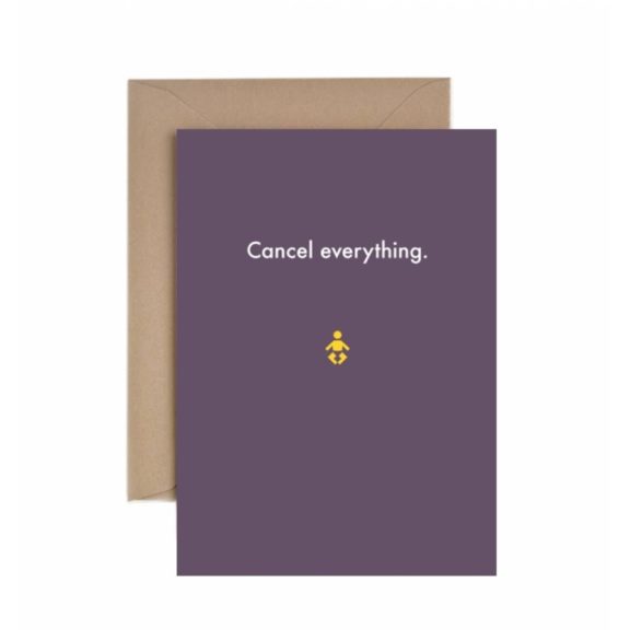 “Cancel Everything” Baby Card - Dog & Pony Show