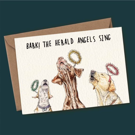 Bark! The Herald Angels Sing - Holiday Card