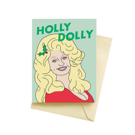 "Holly Dolly" Holiday Card