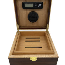 ONE MAN’S HANDS Compact Humidor – Rosewood & Curly Maple - Dog & Pony Show