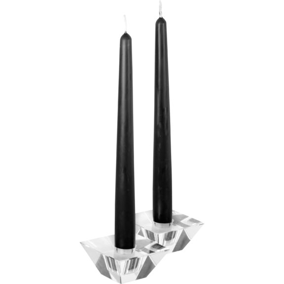 14″ Black Taper Candles (Pack of 12) - Dog & Pony Show