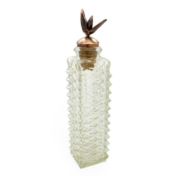 FIRE & HEIR Textured Apothecary Bottle w/ Succulent Stopper - Dog & Pony Show
