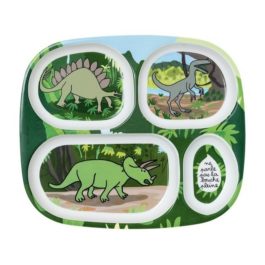 4-Compartment Baby Dinosaur Themed Meal Tray - Dog & Pony Show