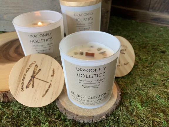 DRAGONFLY HOLISTICS Aromatherapy Candle - Energy Cleansing