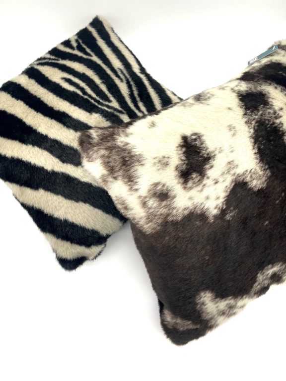 Faux Fur Animal Print Pillow - Dog & Pony Show
