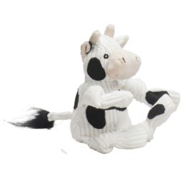 HUGGLEHOUNDS Plush Dog Toy – Cow (Large) - Dog & Pony Show