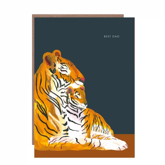 Best Tiger Dad - Father's Day Card