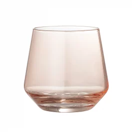 Blush Round Drinking Glass