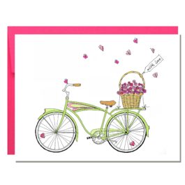 Butterfly Bike – Greeting Card - Dog & Pony Show