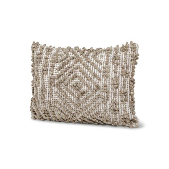 Handwoven Mocha Patterned Pillow - Dog & Pony Show