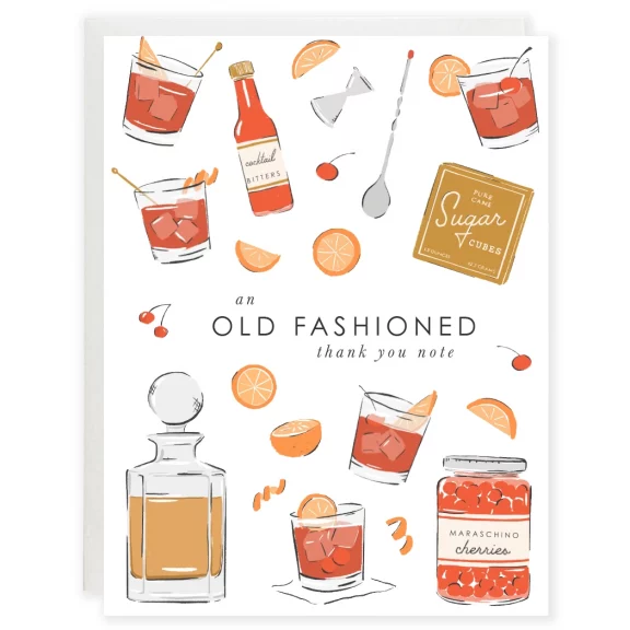 An Old Fashioned Thank You Note – Thank You Card - Dog & Pony Show
