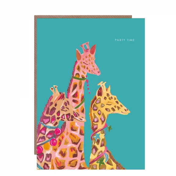 Party Giraffes – Birthday Card - Dog & Pony Show