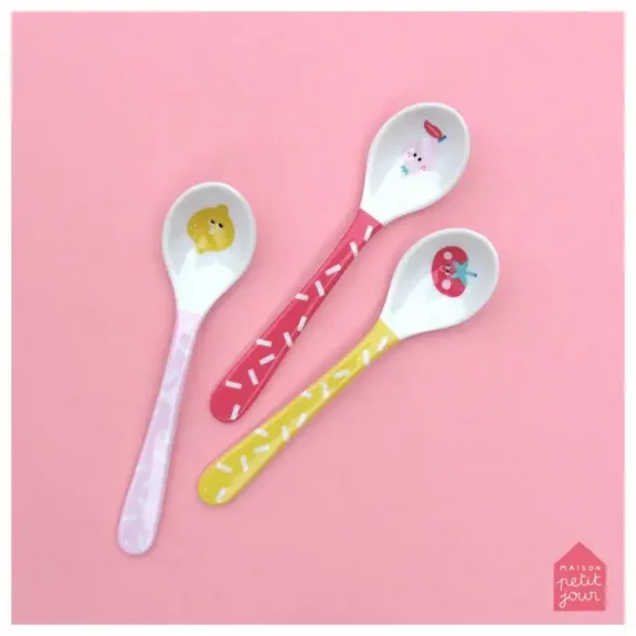 Tutti Frutti Baby Spoons S/3 6m+