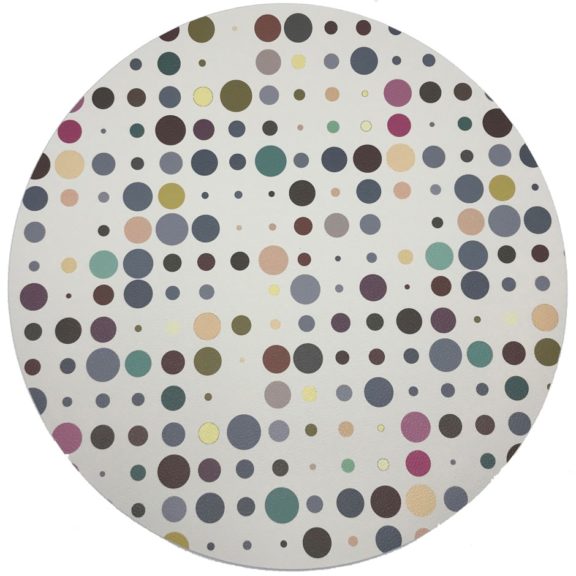 NICOLETTE MAYER Mod Confetti 16” Round Pebble Placemat (Various Colors)