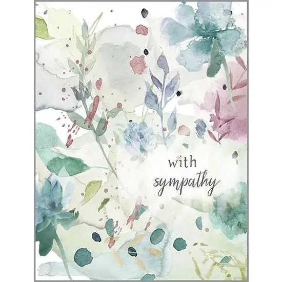 “With Sympathy” Sympathy Card - Dog & Pony Show