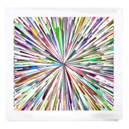 NICOLETTE MAYER Fireworks 18 x 18 Acrylic Tray (Various Colors)