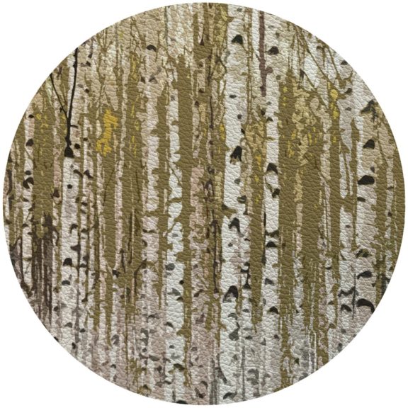NICOLETTE MAYER Birch Forest Pebble Placemat (Round & Rectangle/Various Colors)