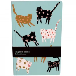 ROGER LA BORDE Softback Journal (Various Styles) - Cats