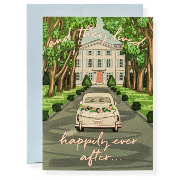 Happily Ever After - Wedding Card