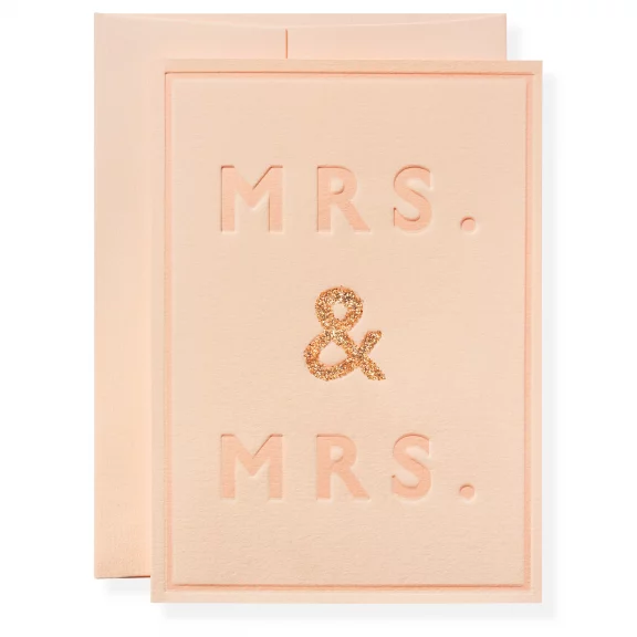 Mrs. & Mrs. – Love/Wedding Card - Dog & Pony Show