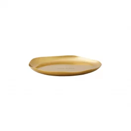 ROSY RINGS Gold Candle Plate (2 sizes) - 6” Round