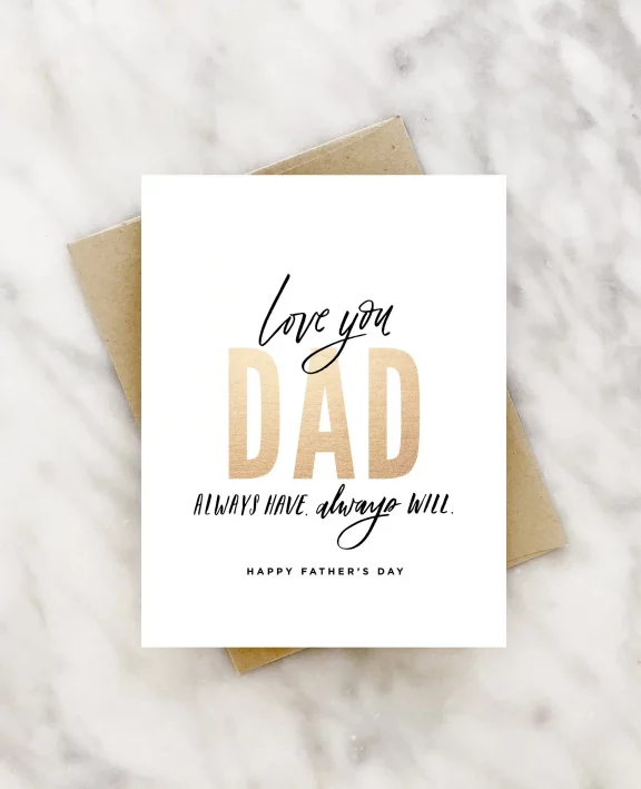 “Love You Dad” Father’s Day Card - Dog & Pony Show