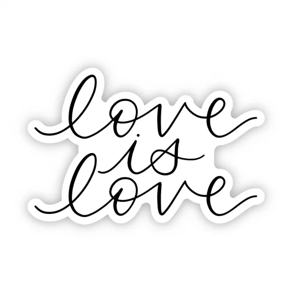“Love is Love” Pride Sticker - Dog & Pony Show