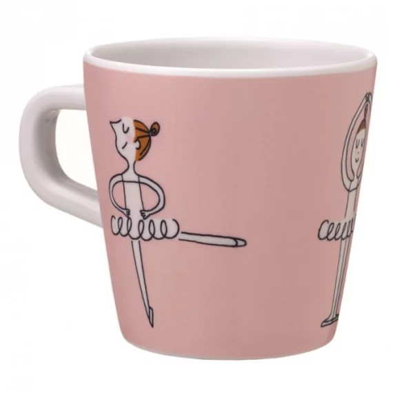 Retire Ballerina Pink Melamine Small Mug 18M+