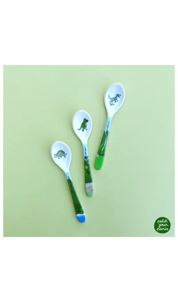 Assorted Dinosaur Baby Spoons S/3 6m+