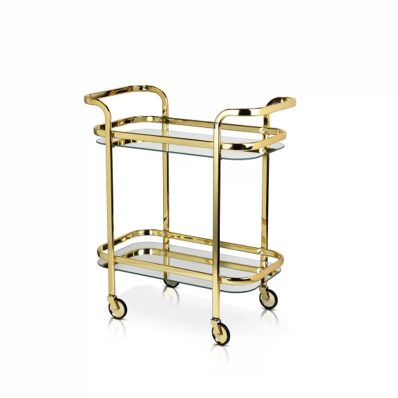 Belmont Gold Bar Cart by VISKI