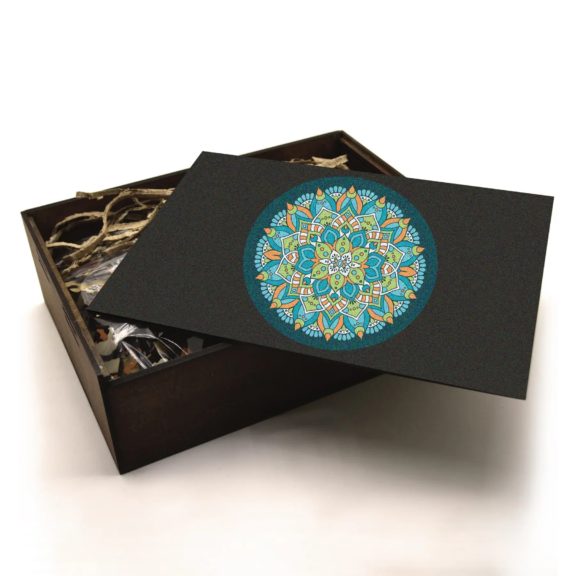 “Peace” Mandala 488pc Round Wooden Puzzle