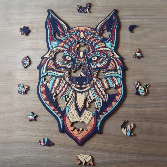 Wolf Totem 320pc Wooden Puzzle