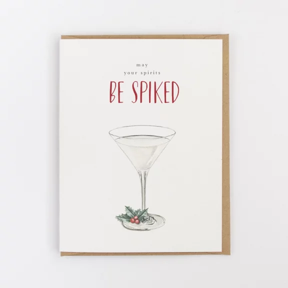 “Be Spiked” Holiday Greeting Card