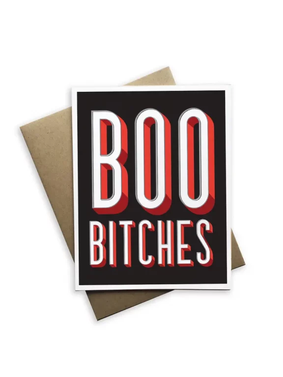 “Boo Bitches” Halloween Card
