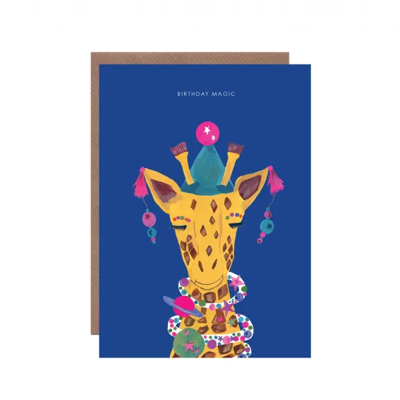 Magic Giraffe - Birthday Card