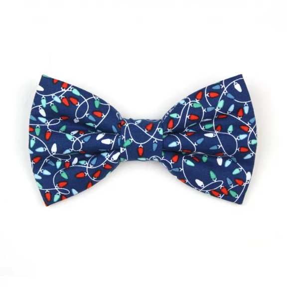Twinkle - Holiday Lights Pet Bow Tie